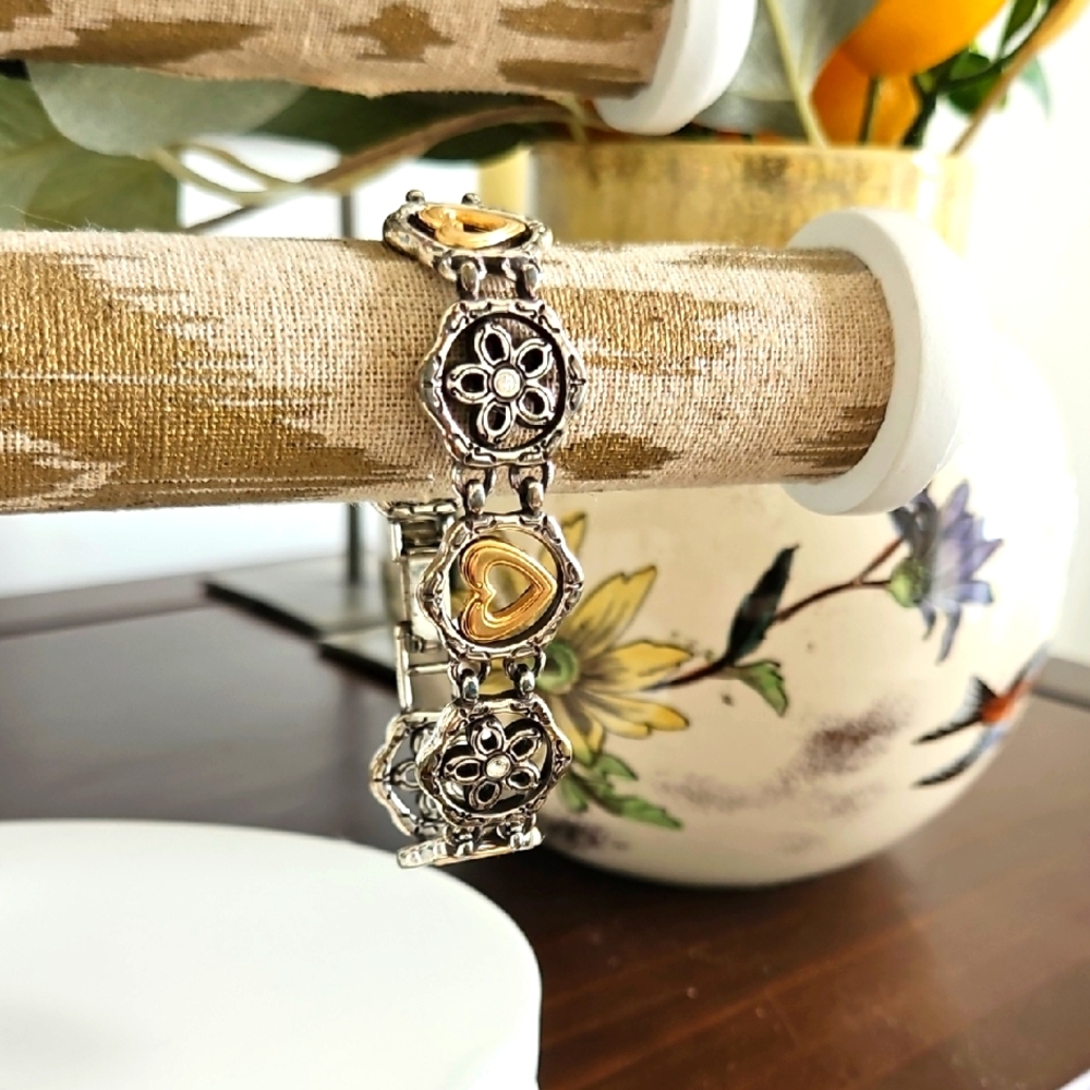 Vintage Brighton Two Tone Bracelet